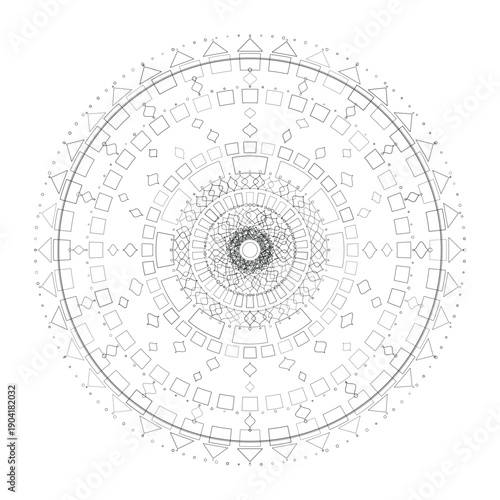 Floral Mandala Design, Vector, Illustration