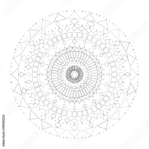 Floral Mandala Design, Vector, Illustration
