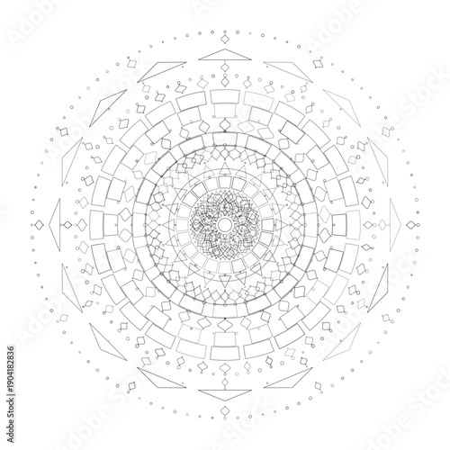 Floral Mandala Design, Vector, Illustration