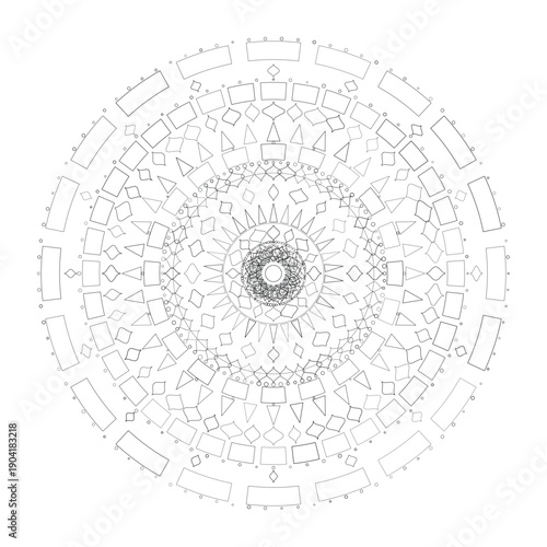 Floral Mandala Design, Vector, Illustration