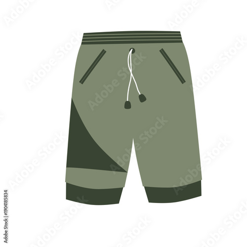 Sport pant design. Sport pant illustration. sport pant model. Long and short sport  pant. Flat design of sport pant. Colored men's pant. Men's pant model 