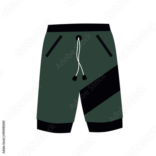 Sport pant design. Sport pant illustration. sport pant model. Long and short sport  pant. Flat design of sport pant. Colored men's pant. Men's pant model 