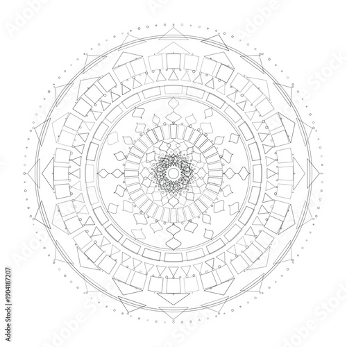 Floral Mandala Design, Illustration, Vector