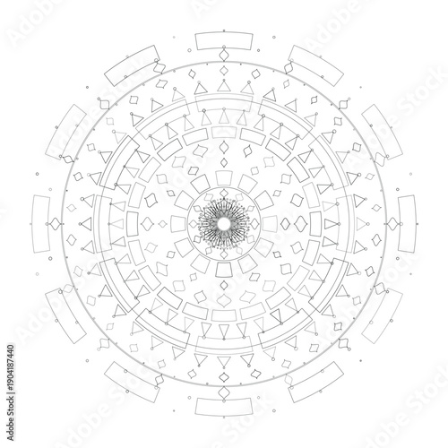 Floral Mandala Design, Illustration, Vector