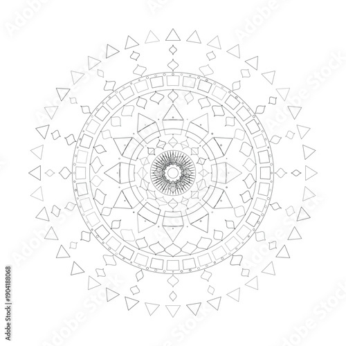Floral Mandala Design, Illustration, Vector