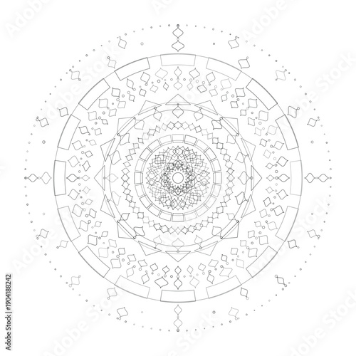Floral Mandala Design, Illustration, Vector