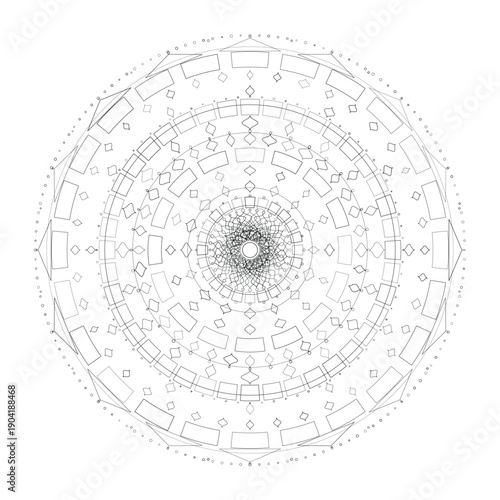 Floral Mandala Design, Illustration, Vector