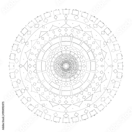 Floral Mandala Design, Illustration, Vector