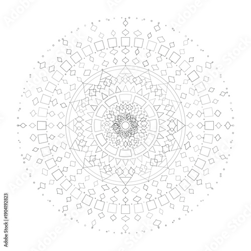Floral Mandala Design, Illustration, Vector