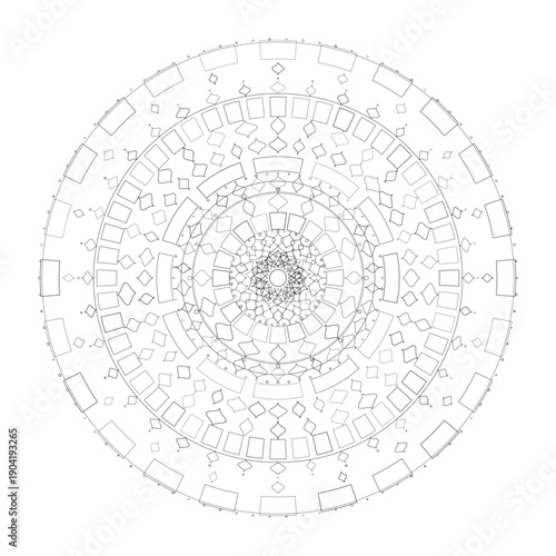 Floral Mandala Design, Illustration, Vector