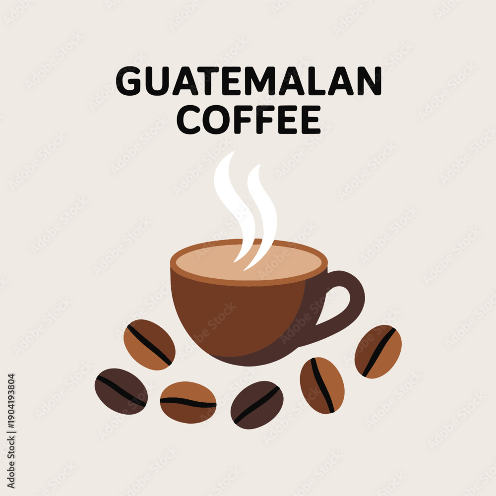 Obraz premium Guatemala Coffee Cup