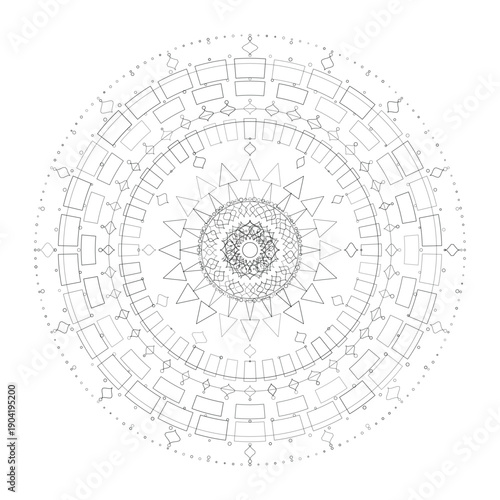 Floral Mandala Design, Illustration, Vector