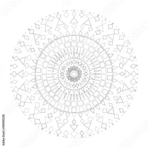 Floral Mandala Design, Illustration, Vector