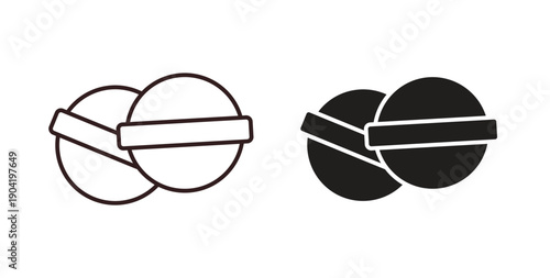 Bath salts bomb icon vector Illustration logo template pack