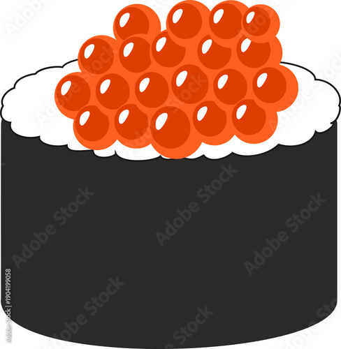 Sushi and Japanese Cuisine Illustration