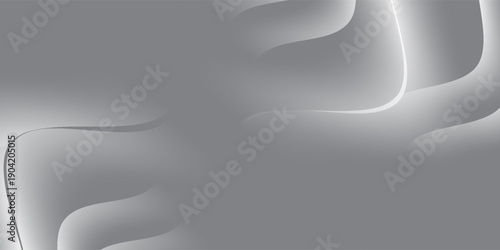 Design background. Abstract realistic papercut decoration textured with wavy layers. 3d topography relief. Vector outline