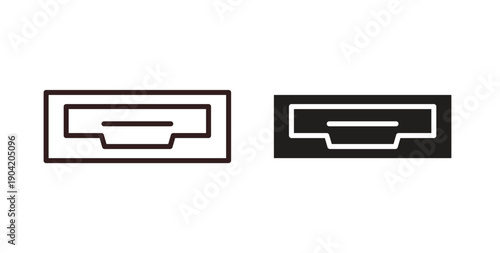 HDMI icon vector Illustration logo template pack
