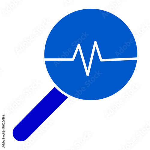 Filled Analysis Scan Icon