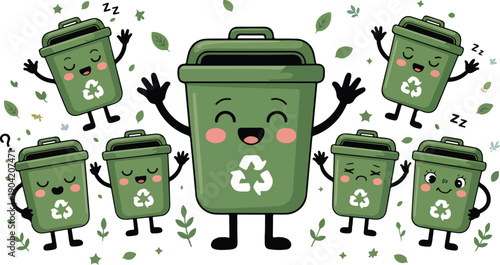 Set of Domestic Dairy Cow Breeds in Different Colors Vector Illustration Including Holstein, Friesian, Jersey, and Brown Swiss