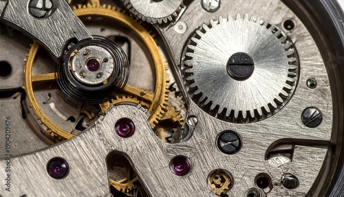 Close-up of intricate watch gears and mechanisms.