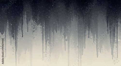 Abstract grunge background with dripping paint texture, dark moody tones and distressed atmospheric surface