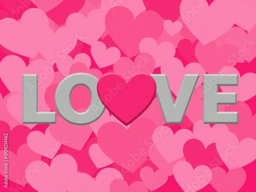 Love hearts background