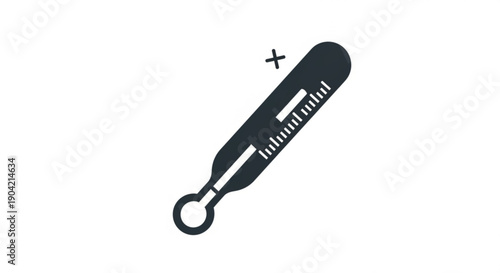 Industrial Brush Icon Illustration on White Background