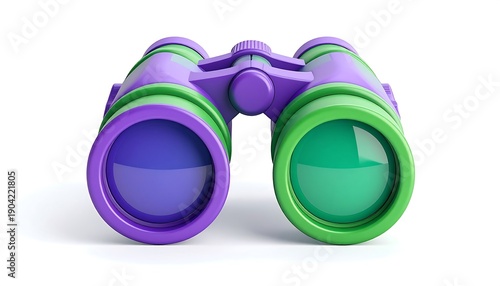 Colorful Binoculars for Exploration and Discovery.