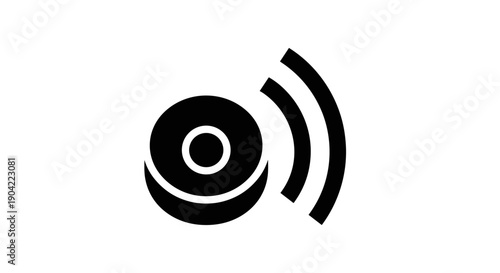 WiFi wireless internet symbol.