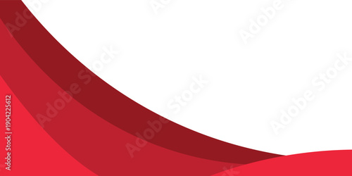 Red abstract wavy presentation background. Vector illustration design for business presentation, banner, cover, web, flyer, card, poster, game, texture, slide, magazine, and powerpoint. eps10