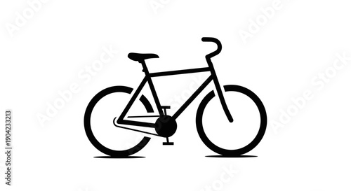 Simple bicycle icon design.