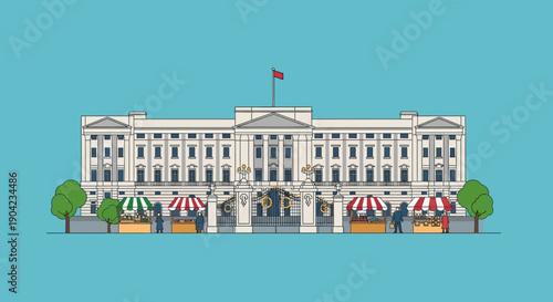 Vibrant Atmosphere, London, Illustration