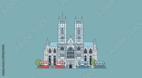 A Colorful Architectural Scene