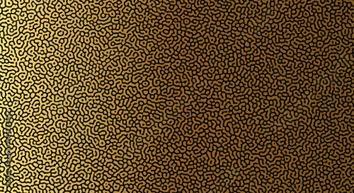 Seamless abstract gold and black organic micro texture pattern with a luxurious reptile skin inspired design