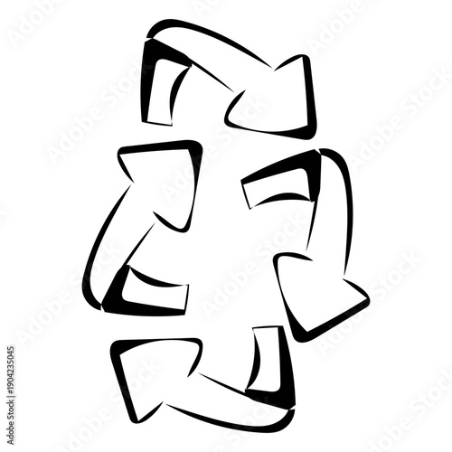 Zeichen für Kreislauf