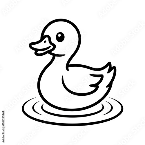 rubber duck with a duckling