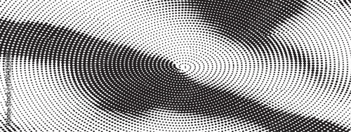 circle redial halftone vector illustration
