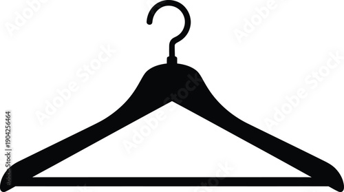 Clothes Hanger Icon Vector Illustration