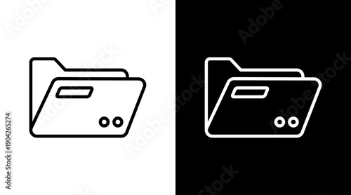 Folder Icon Sheet Black And White