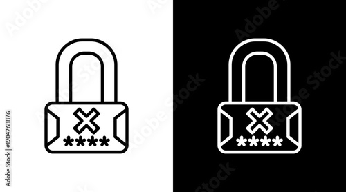 Login Icon Sheet Black And White