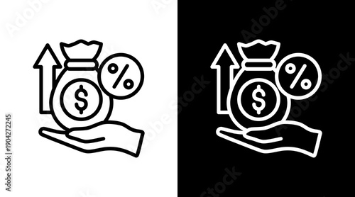 Commission Icon Sheet Black And White