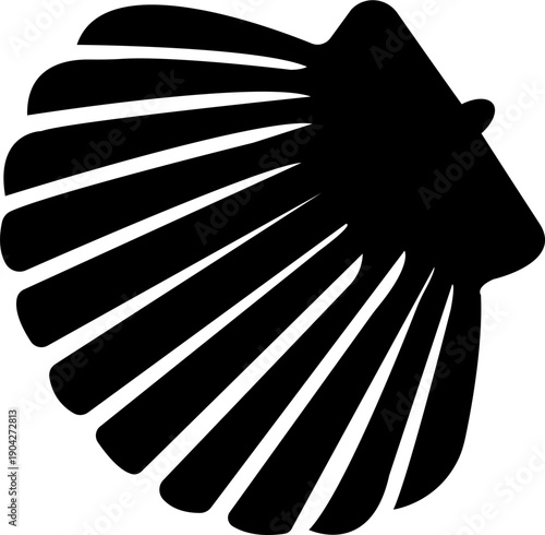 Sea shell silhouette set vector design big pack of illustration and icon .Sea shell sink stencil stamp set. Ocean exotic underwater seashell conch aquatic mollusk, sea spiral snail marine starfish sea