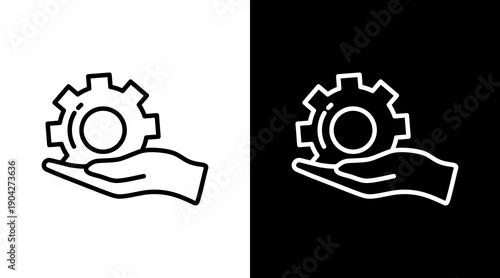 Controlling Icon Sheet Black And White