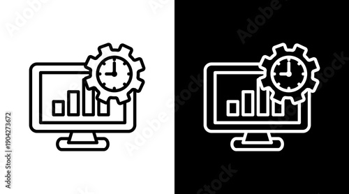 Testing Icon Sheet Black And White