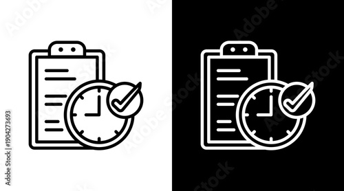 Finished Icon Sheet Black And White