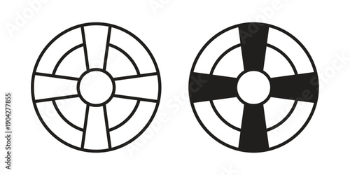 Life buoy icon design element, vector illustration. Editable vector collections.