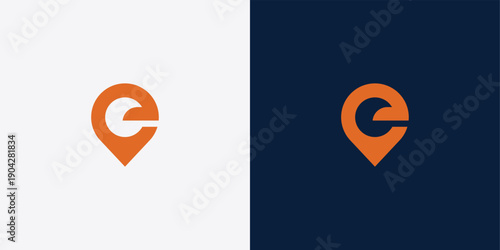  map point location icon , gps signal Pin delivery symbol, creative concept of logistics, cargo, travel, order, send, move, route digital technology logo design