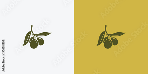 Olive oil , nature symbol, logo design inspiration