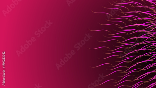 Pink abstract background with stars featuring a floral vector design of purple flowers and a violet nature ornament frame for a spring wallpaper illustration