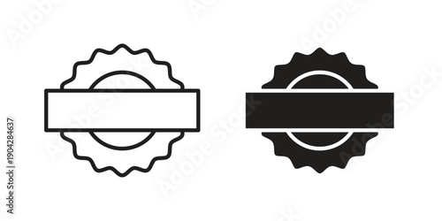 Stamp icon design element, vector illustration. Editable vector collections.